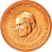 Vaticano, Medal, 5 C, Essai-Trial Jean Paul II, 2005, SPL, Rame