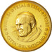 Vatican, Medal, 50 C, Essai-Trial Jean Paul II, 2005, MS(63), Brass