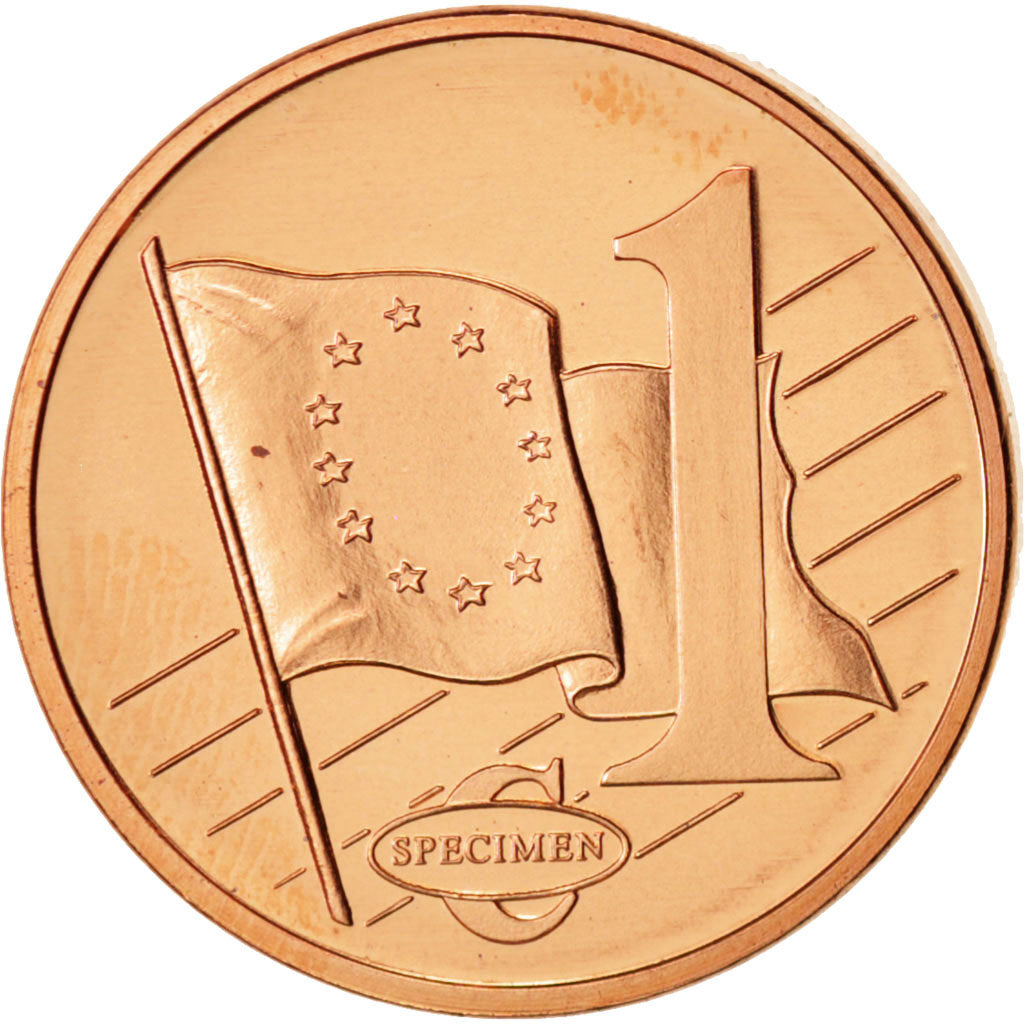 Vatican, Medal, 1 C, Essai-Trial Benoit XVI, 2008, MS(63), Copper