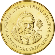 Vatican, Medal, 10 C, Essai-Trial Benoit XVI, 2008, MS(63), Brass