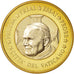Vaticano, Medal, 1 E, Essai-Trial Jean Paul II, 2002, SPL, Bi-metallico