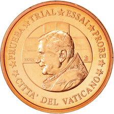 Vatican, Medal, 2 C, Essai-Trial Benoit XVI, 2007, MS(63), Copper