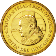 Vatican, Medal, 10 C, Essai-Trial Benoit XVI, 2007, MS(63), Brass