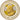 Vatikan, Medal, 2 E, Essai-Trial Benoit XVI, couleur, 2007, UNZ, Bi-Metallic
