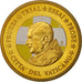 Vatican, Medal, 50 C, Essai-Trial Benoit XVI, couleur, 2007, MS(63), Brass