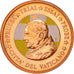 Vatikan, Medal, 5 C, Essai-Trial Benoit XVI, couleur, 2007, VZ, Kupfer