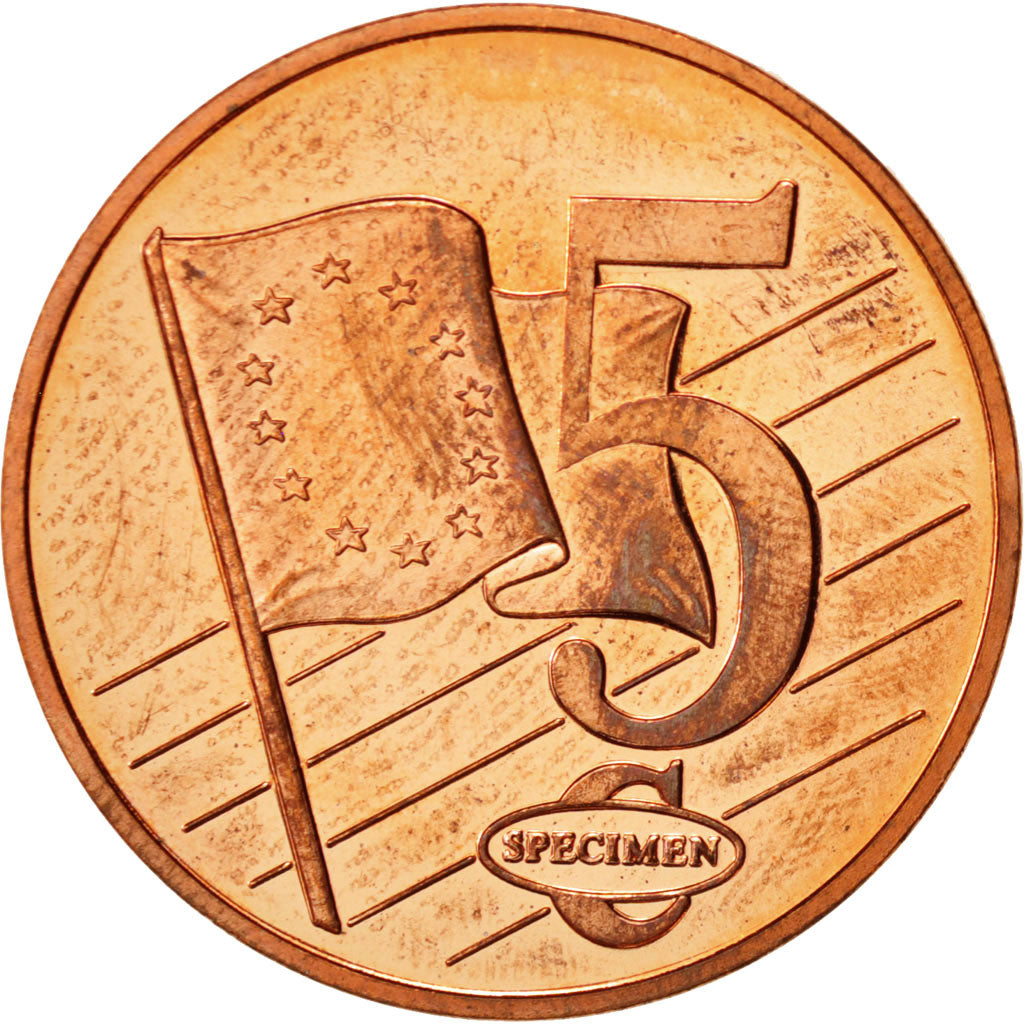 Vatican, Medal, 5 C, Essai-Trial Benoit XVI, couleur, 2007, AU(55-58), Copper