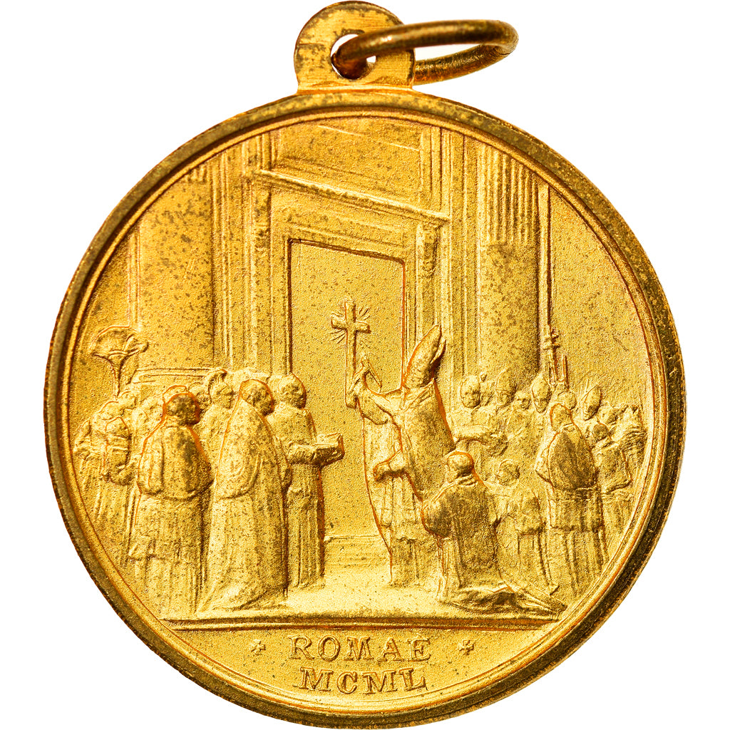 Vatican, Medal, Pie XII, Romae, Religions & beliefs, 1950, EF(40-45), Gilt