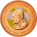 Vatican, Medal, 2 C, Essai-Trial Benoit XVI, couleur, 2007, MS(63), Copper