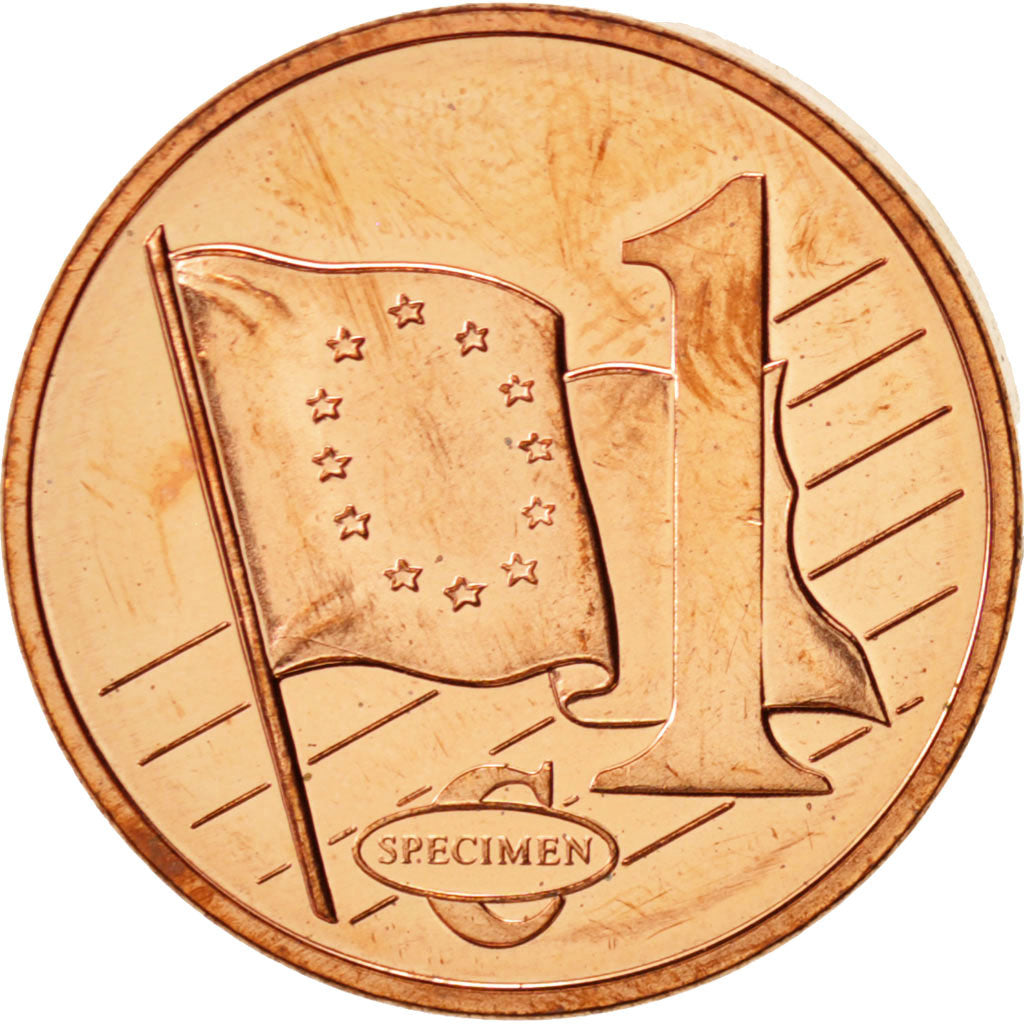 Vatican, Medal, 1 C, Essai-Trial Benoit XVI, couleur, 2007, MS(63), Copper