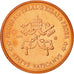 Vatican, Medal, 1 C, Essai-Trial Siège Vacant, 2005, MS(63), Copper