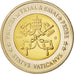 Vatican, Medal, 2 E, Essai-Trial Siège Vacant, 2005, SPL, Bi-Metallic