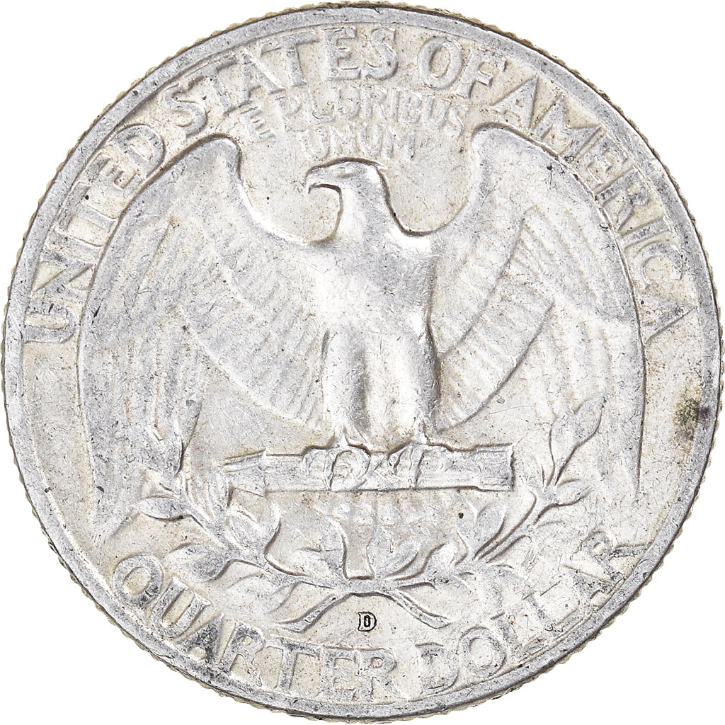 Coin, United States, Washington Quarter, Quarter, 1964, U.S. Mint, Denver