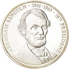 United States, Medal, Abraham Lincoln, MS(65-70), Copper Plated Silver