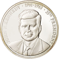 United States, Medal, John F.Kennedy, MS(65-70), Copper Plated Silver