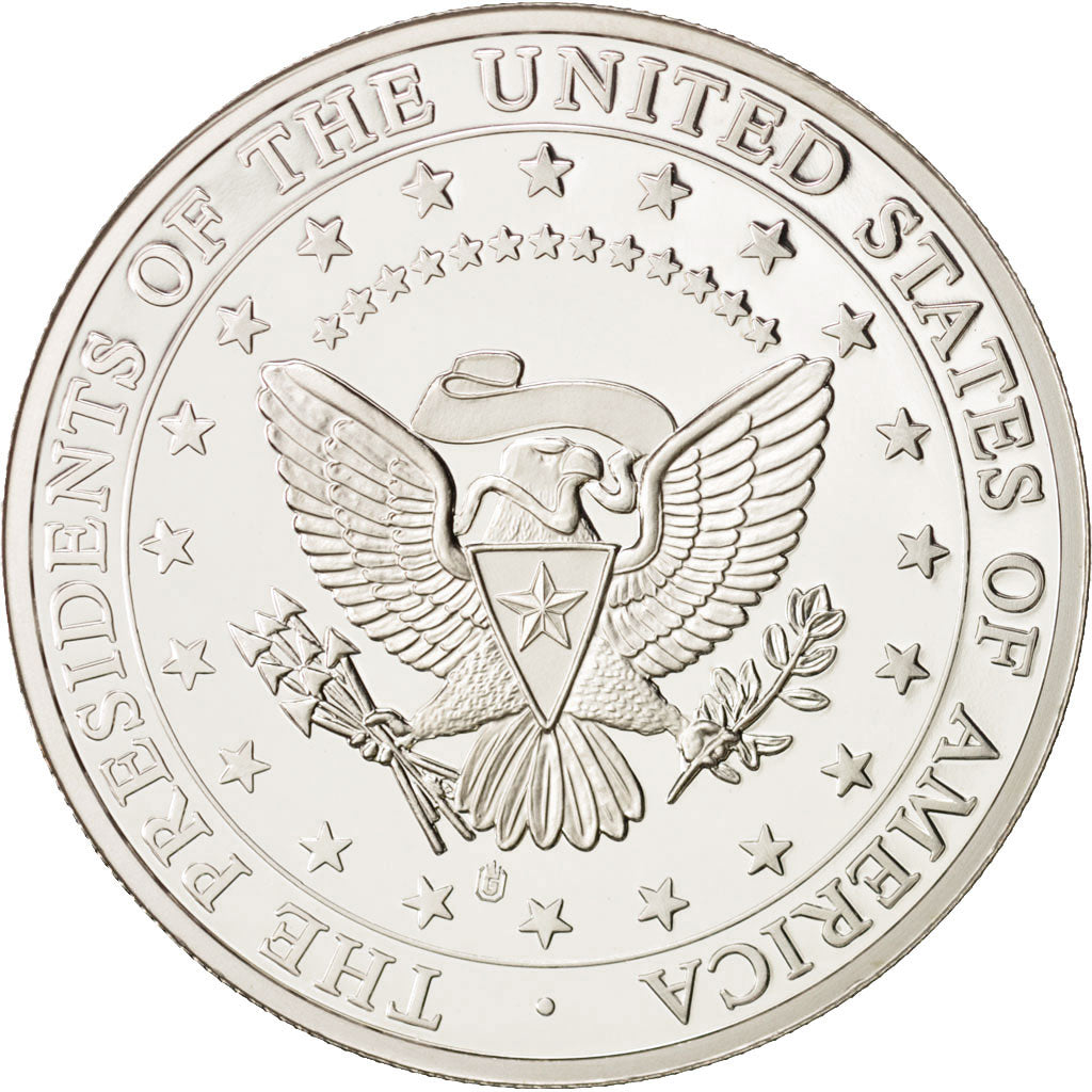 United States, Medal, John F.Kennedy, MS(65-70), Copper Plated Silver