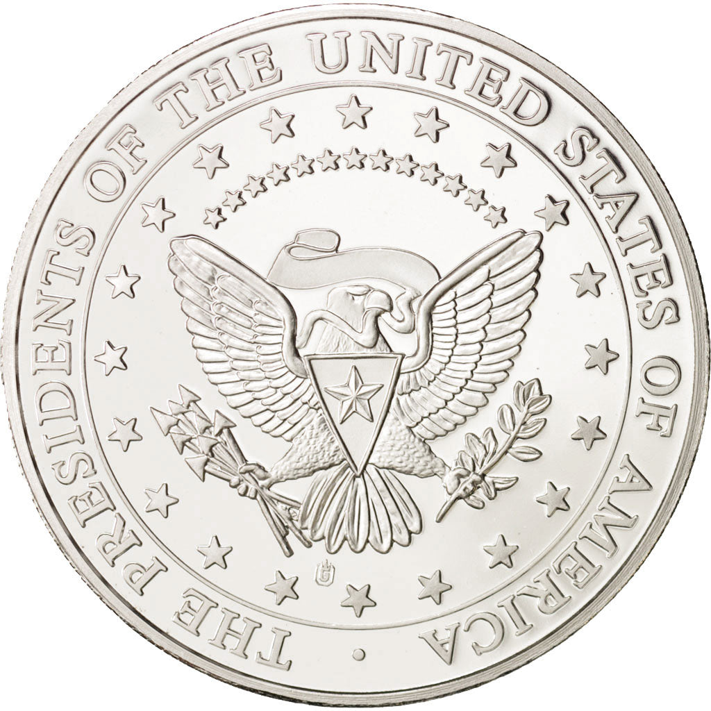 United States, Medal, Barack Obama, MS(65-70), Copper Plated Silver