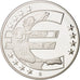 France, Medal, 10 ans de l'Euro, MS(65-70), Copper Plated Silver