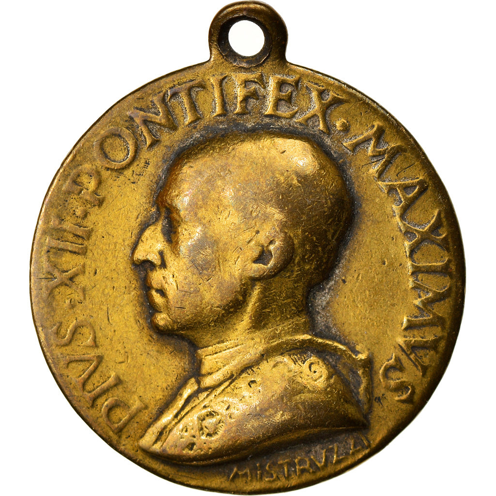 Vatican, Medal, Le Pape Pie XII, Religions & beliefs, Mistruzzi, VF(30-35)