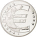 San Marino, Medal, 10 ans de l'Euro, MS(60-62), Copper Plated Silver