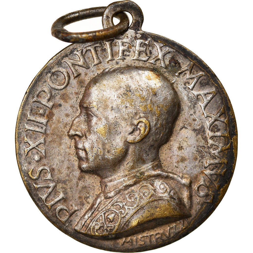 Watykan, Medal, Le Pape Pie XII, Religie i wierzenia, Mistruzzi, VF(30-35)