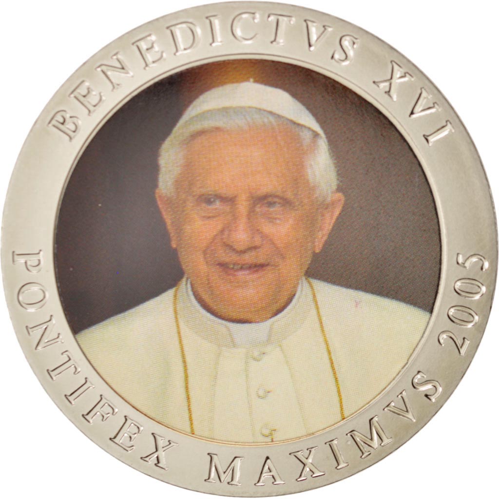 Vaticano, Medal, Benoit XVI, FDC, Copper Plated Silver