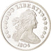 United States of America, Medal, Liberty - 1804, MS(65-70), Copper Plated Silver