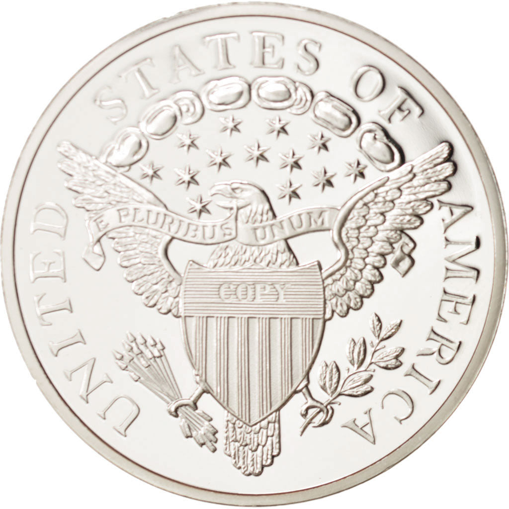 United States of America, Medal, Liberty - 1804, MS(65-70), Copper Plated Silver