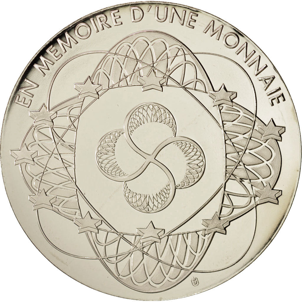 France, Medal, En mémoire, 20 Fr Debussy, MS(65-70), Maillechort