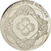 France, Medal, En mémoire, 20 Fr Debussy, MS(65-70), Maillechort