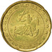 Monaco, 20 Euro Cent, 2002, AU(55-58), Brass, KM:171