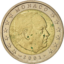 Monaco, 2 Euro, 2001, SS+, Bi-Metallic, KM:174