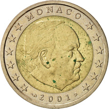 Monaco, 2 Euro, 2001, AU(50-53), Bi-Metallic, KM:174