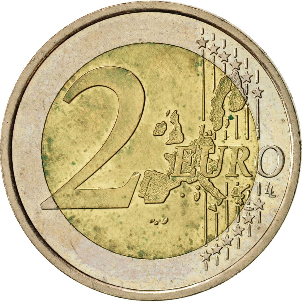 Monaco, 2 Euro, 2001, AU(50-53), Bi-Metallic, KM:174