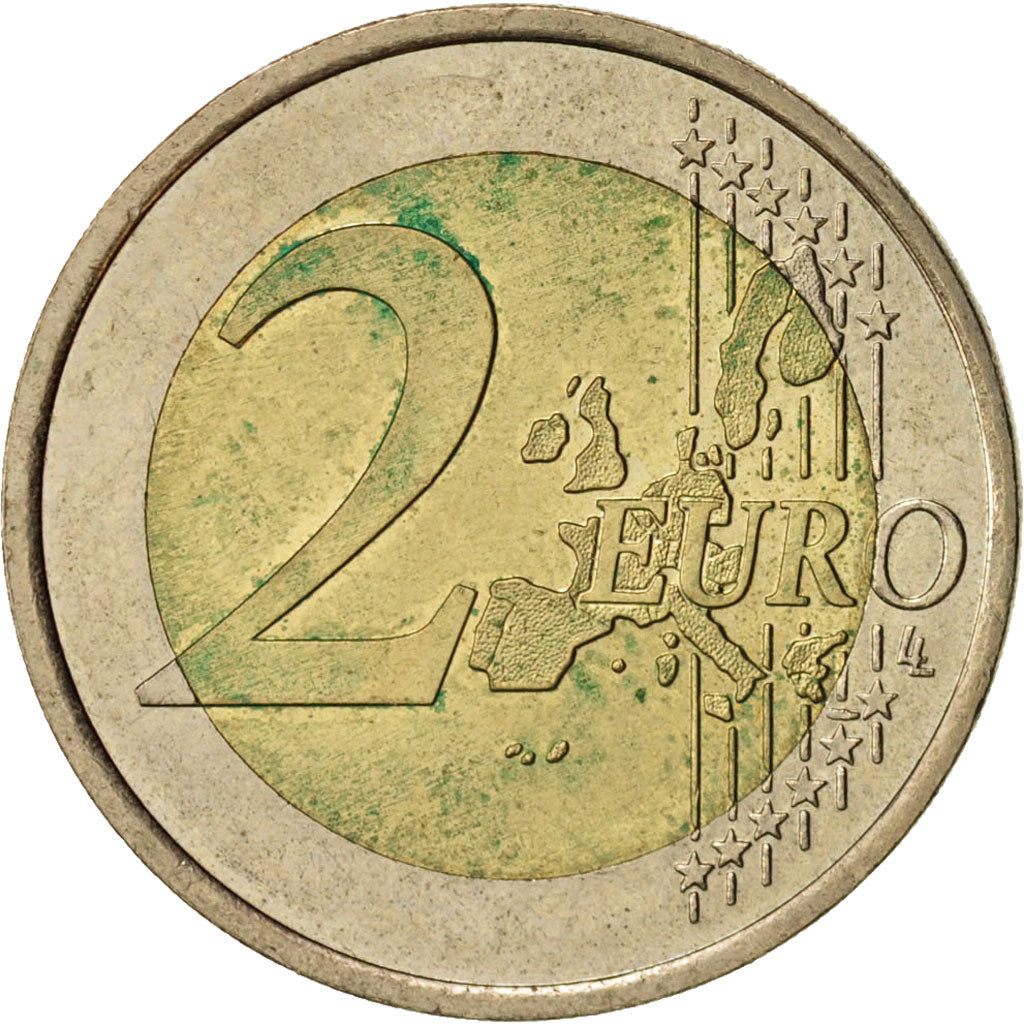 Monaco, 2 Euro, 2001, AU(50-53), Bi-Metallic, KM:174