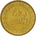 Monaco, 10 Euro Cent, 2002, VZ, Brass, KM:170