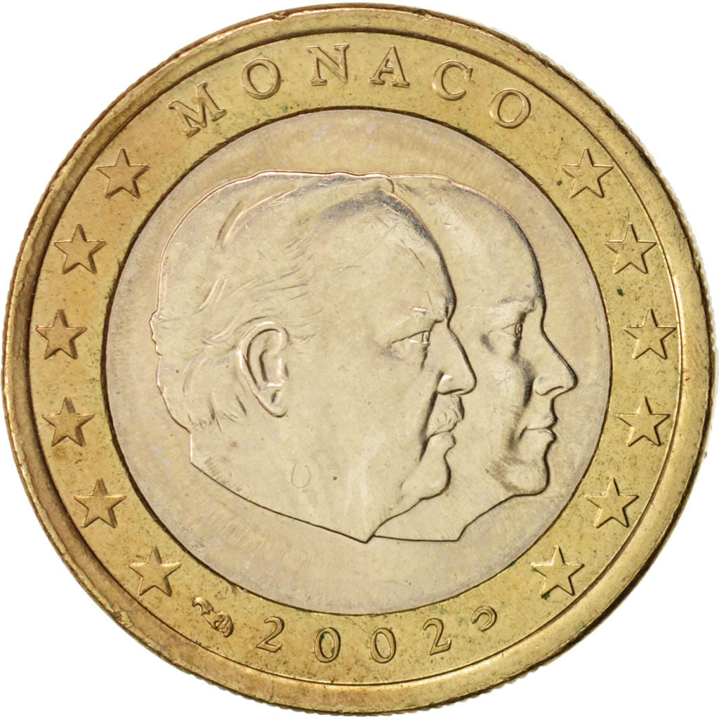Monaco, Euro, 2002, AU(55-58), Bi-Metallic, KM:173