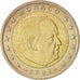 Monaco, 2 Euro, 2002, AU(55-58), Bi-Metallic, KM:174