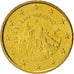 San Marino, 50 Euro Cent, 2003, MS(63), Brass, KM:445