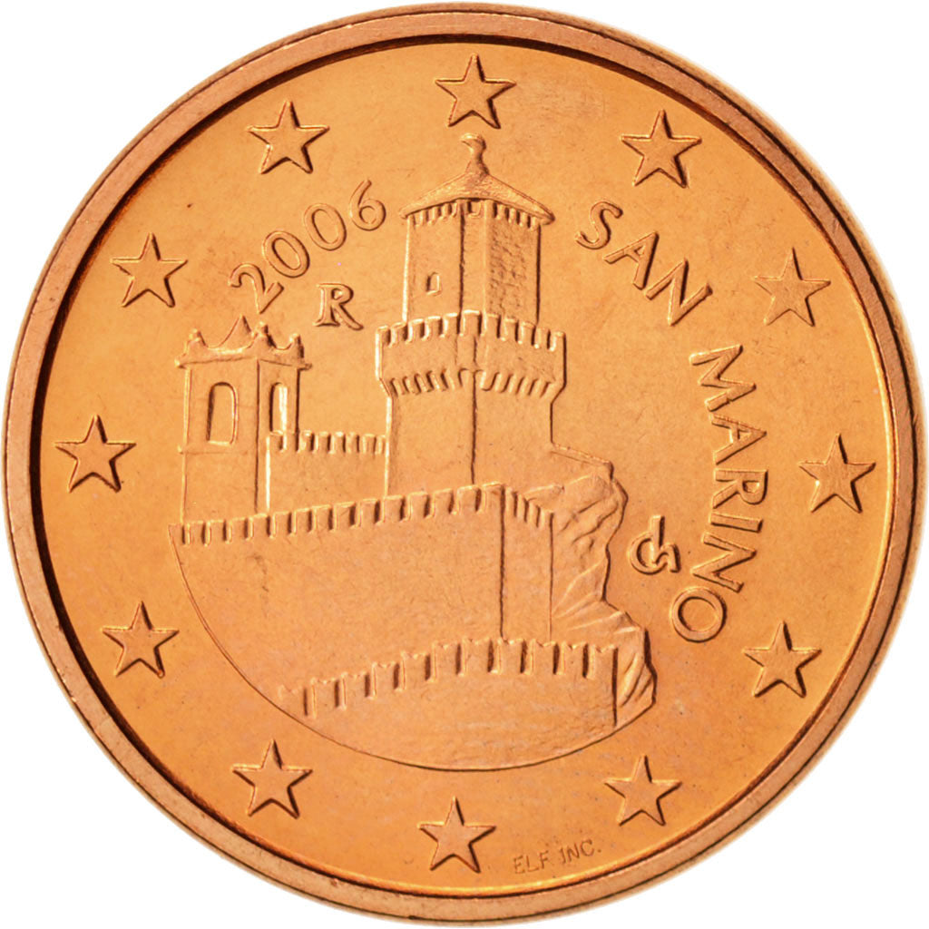 San Marino, 5 Euro Cent, 2006, MS(63), Copper Plated Steel, KM:442