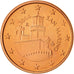 San Marino, 5 Euro Cent, 2006, MS(63), Copper Plated Steel, KM:442
