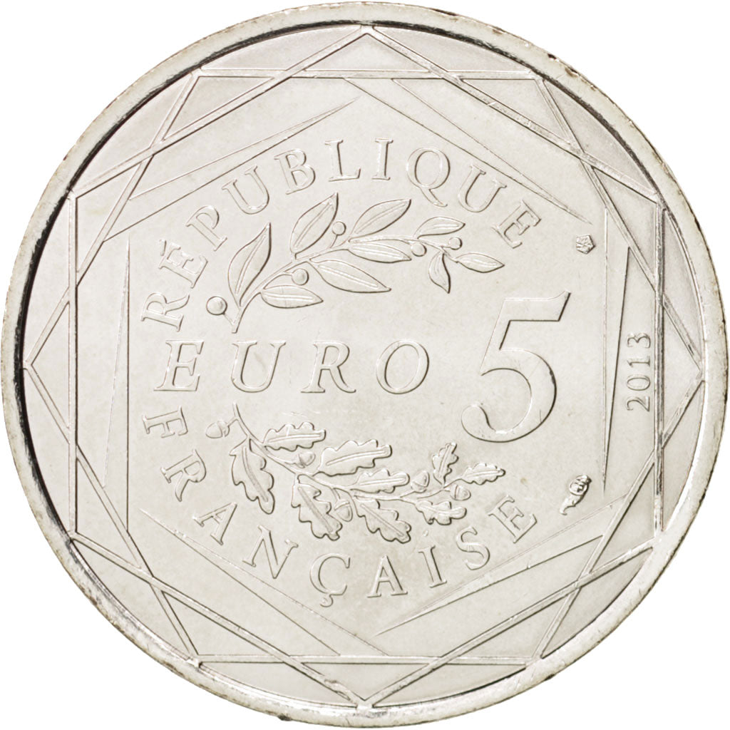 Coin, France, 5 Euro, Liberté, 2013, MS(64), Silver