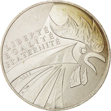 Francia, 10 Euro, Coq, 2014, SC+, Plata