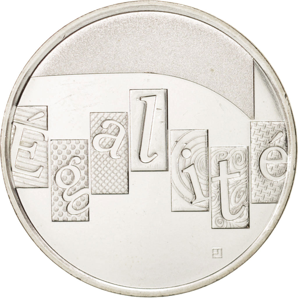 France, 5 Euro, Egalité, 2013, MS(64), Silver