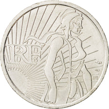 France, 5 Euro, 2008, MS(64), Silver, KM:1534