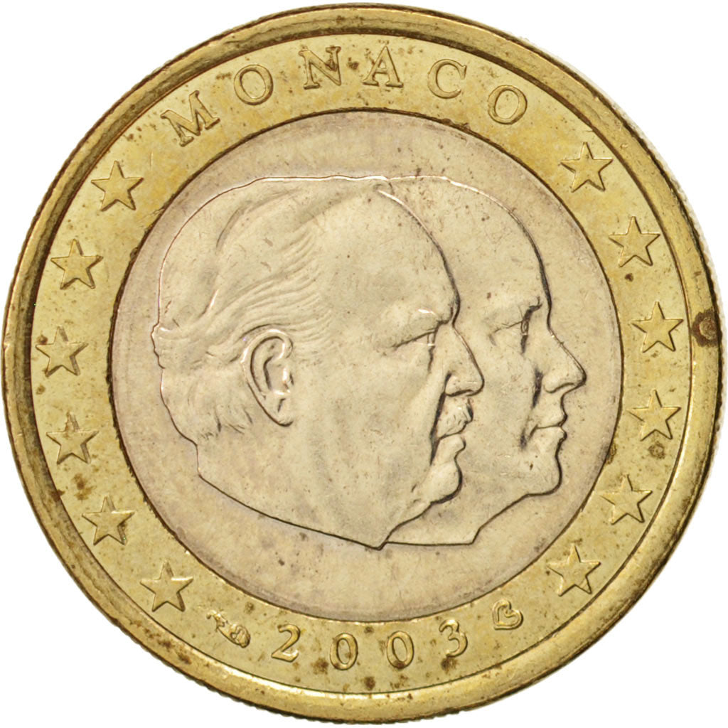 Monaco, Euro, 2003, AU(55-58), Bi-Metallic, KM:173