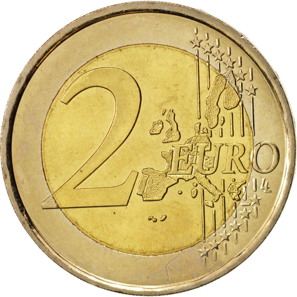 Monaco, 2 Euro, 2003, MS(63), Bi-Metallic, KM:174