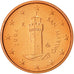 San Marino, Euro Cent, 2004, MS(63), Copper Plated Steel, KM:440