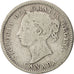 Canada, Victoria, 10 Cents, 1881, Heaton, F(12-15), Silver, KM:3