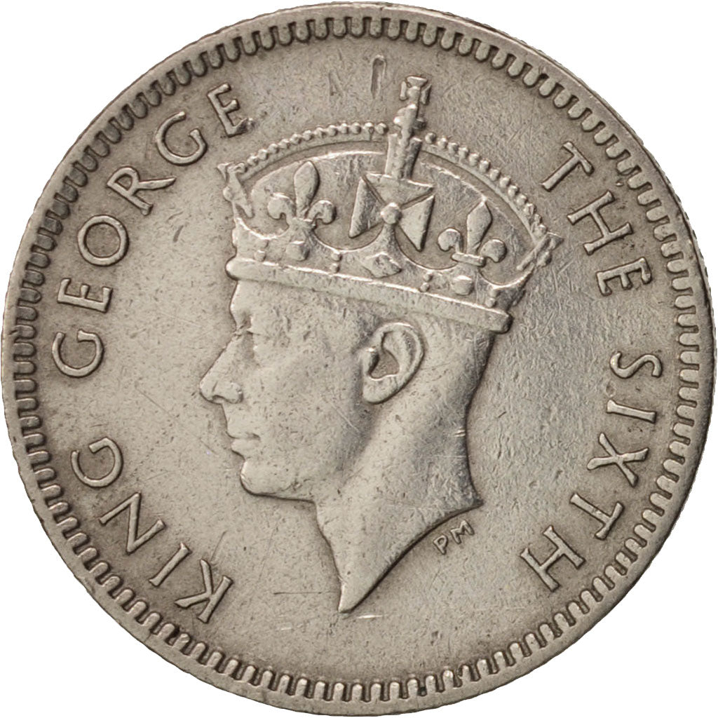 MALAYA, 5 Cents, 1948, SS, Copper-nickel, KM:7